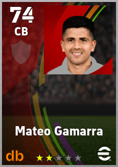 Mateo Gamarra eFootball player card