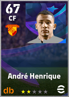 André Henrique — CF, OVR 67, MAX 67