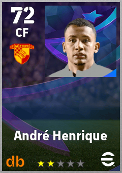 André Henrique — CF, OVR 72, MAX 72