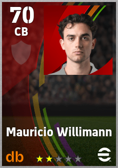 Mauricio Willimann — CB, OVR 70, MAX 70