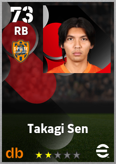Takagi Sen — RB, OVR 73, MAX 73