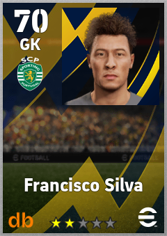 Francisco Silva — GK, OVR 70, MAX 70