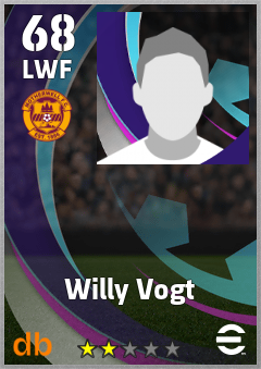 Willy Vogt — LWF, OVR 68, MAX 68