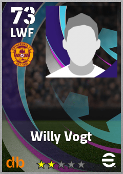 Willy Vogt — LWF, OVR 73, MAX 73
