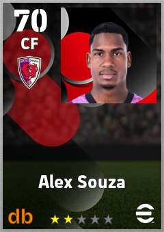 Alex Souza — CF, OVR 70, MAX 70