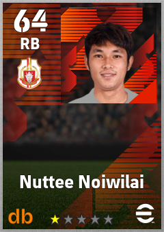 Nuttee Noiwilai eFootball player card