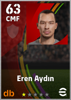 Eren Aydın — CMF, OVR 63, MAX 63