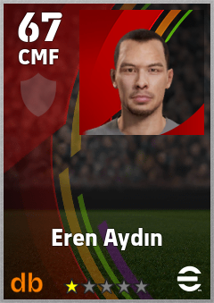Eren Aydın — CMF, OVR 67, MAX 67
