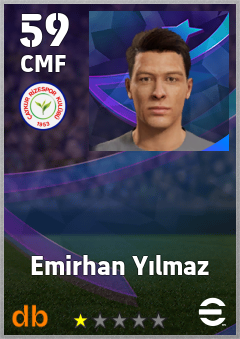 Emirhan Yılmaz — CMF, OVR 59, MAX 59