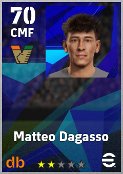 Matteo Dagasso eFootball player card