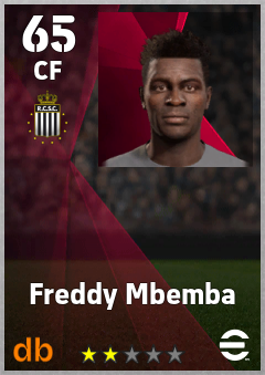 Freddy Mbemba — CF, OVR 65, MAX 65