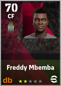 Freddy Mbemba — CF, OVR 70, MAX 70
