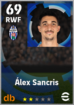 Álex Sancris — RWF, OVR 69, MAX 69
