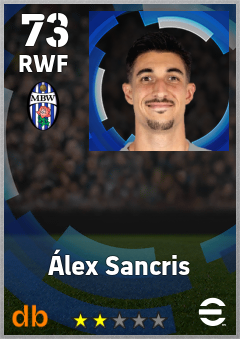 Álex Sancris — RWF, OVR 73, MAX 73