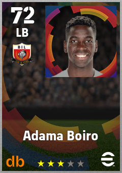 Adama Boiro eFootball player card