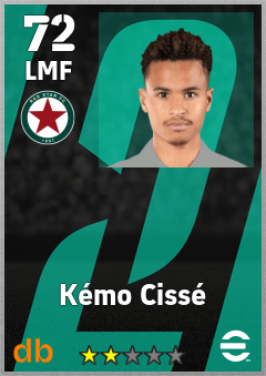 Kémo Cissé — LMF, OVR 72, MAX 72