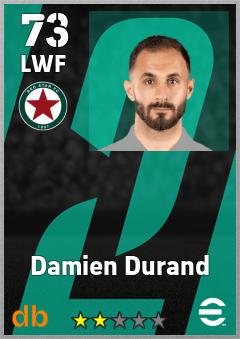 Damien Durand — LWF, OVR 73, MAX 73