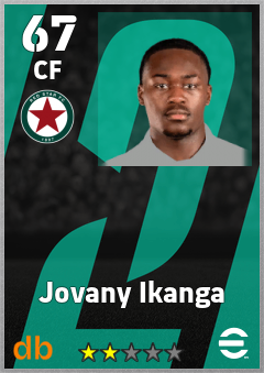 Jovany Ikanga — CF, OVR 67, MAX 67