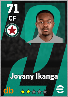 Jovany Ikanga — CF, OVR 71, MAX 71