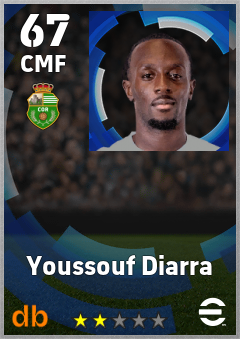 Youssouf Diarra — CMF, OVR 67, MAX 67