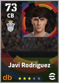 Javi Rodríguez eFootball player card