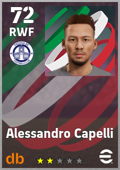 Alessandro Capelli eFootball player card