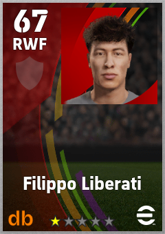 Filippo Liberati — RWF, OVR 67, MAX 67