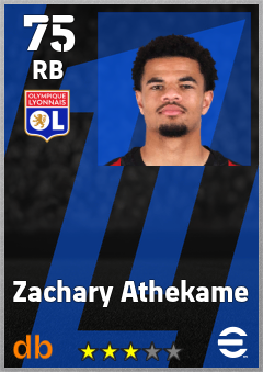 Zachary Athekame — RB, OVR 75, MAX 75