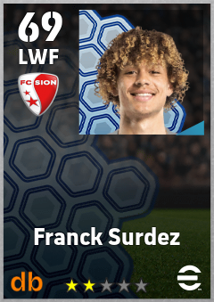Franck Surdez — LWF, OVR 69, MAX 69