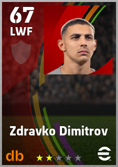 Zdravko Dimitrov — LWF, OVR 67, MAX 67