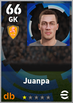 Juanpa — GK, OVR 66, MAX 66