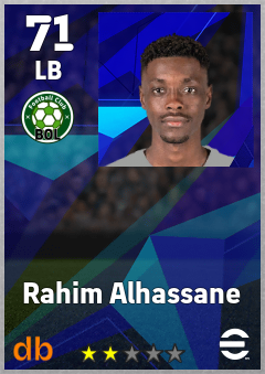 Rahim Alhassane — LB, OVR 71, MAX 71