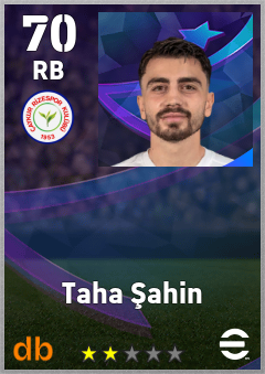 Taha Şahin eFootball player card