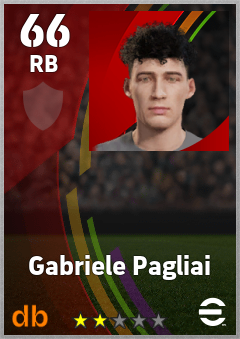 Gabriele Pagliai — RB, OVR 66, MAX 66