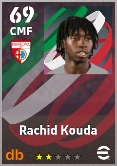Rachid Kouda — CMF, OVR 69, MAX 69