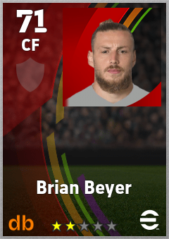 Brian Beyer — CF, OVR 71, MAX 71