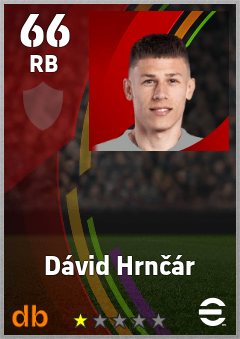 Dávid Hrnčár eFootball player card