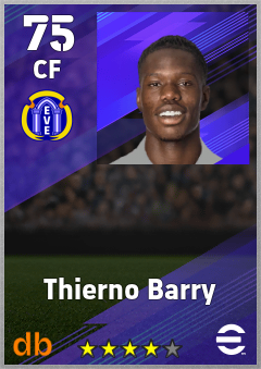Thierno Barry eFootball player card