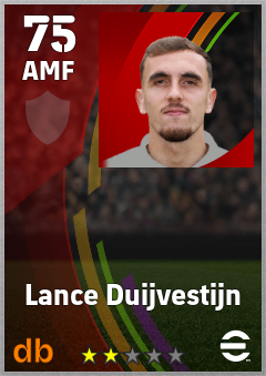 Lance Duijvestijn — AMF, OVR 75, MAX 75