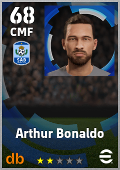 Arthur Bonaldo — CMF, OVR 68, MAX 68