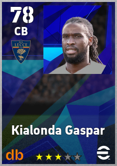 Kialonda Gaspar — CB, OVR 78, MAX 78