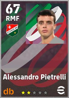 Alessandro Pietrelli — RMF, OVR 67, MAX 67
