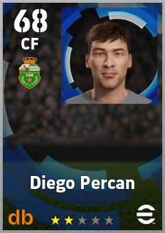 Diego Percan — CF, OVR 68, MAX 68