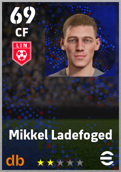 Mikkel Ladefoged — CF, OVR 69, MAX 69