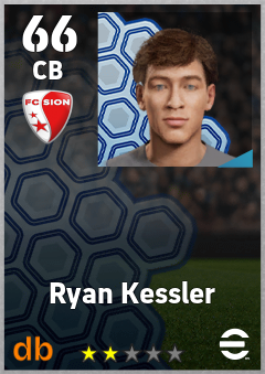 Ryan Kessler — CB, OVR 66, MAX 66
