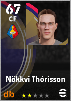 Nökkvi Thórisson eFootball player card