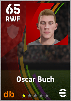 Oscar Buch eFootball player card