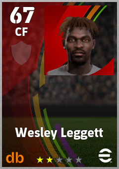 Wesley Leggett eFootball player card