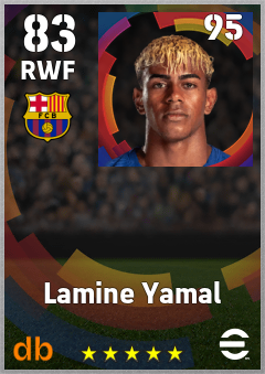 Lamine Yamal eFootball player card