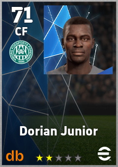 Dorian Junior — CF, OVR 71, MAX 71